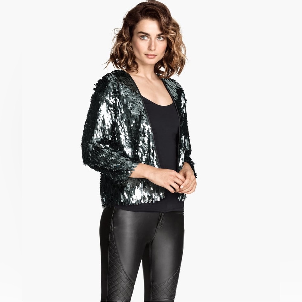 H&M Sequin Jacket S